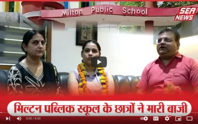 Milton Public School Students on TV News